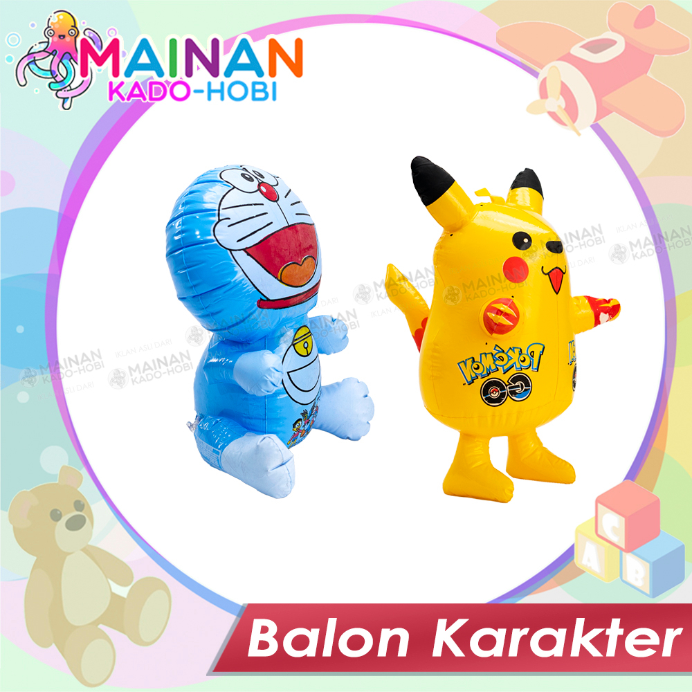 HADIAH ULANG TAHUN MAINAN ANAK BALON TINJU 3 DIMENSI KARAKTER KARTUN