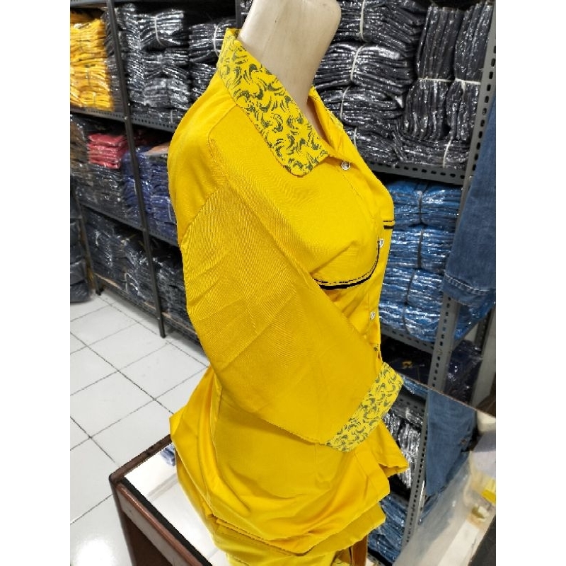 Kemeja lengan panjang partai Golkar/kemeja partai/partai Golkar