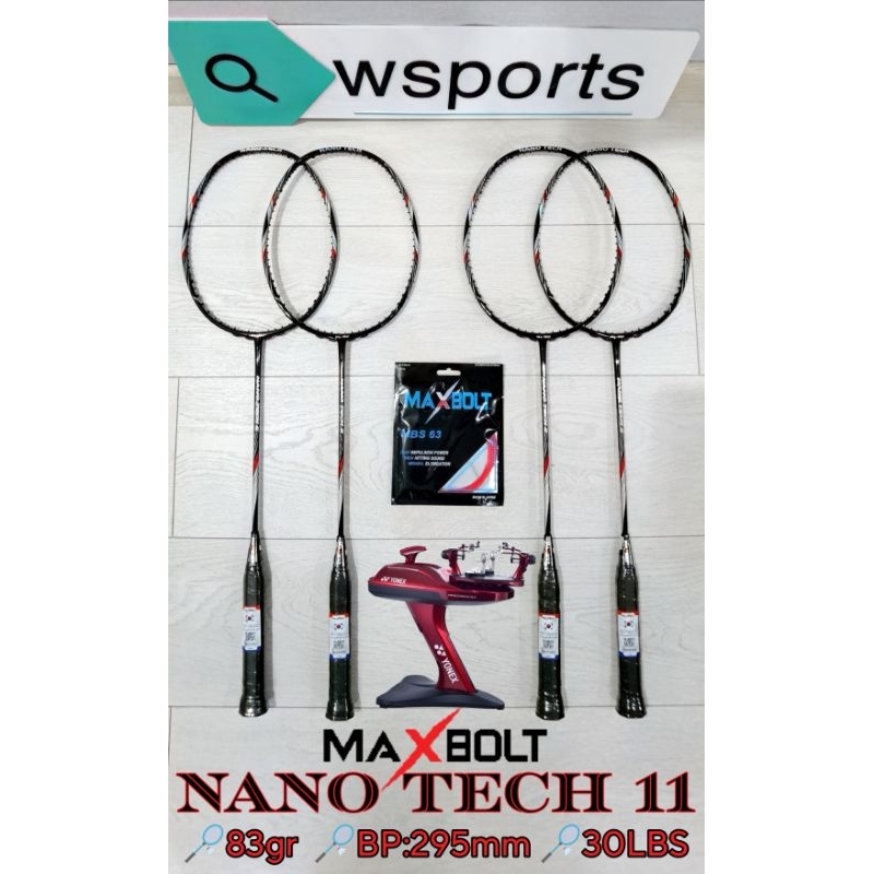 Raket Badminton Maxbolt NANO TECH 11 NANOTECH Original