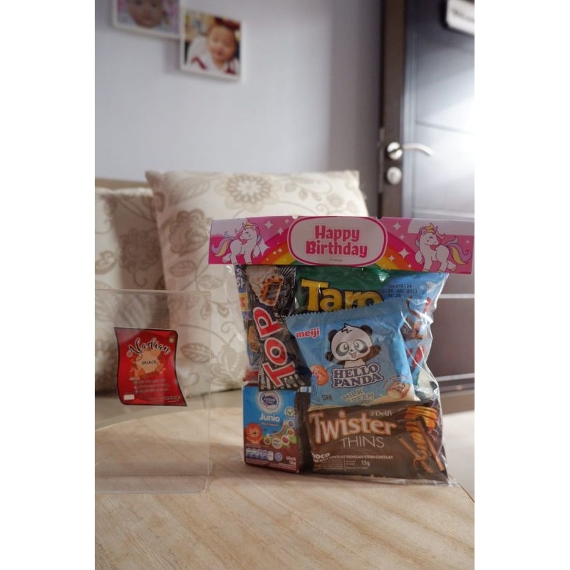 

Paket souvenir hampers snack ultah/syukuran/khitanan Anak MURAH