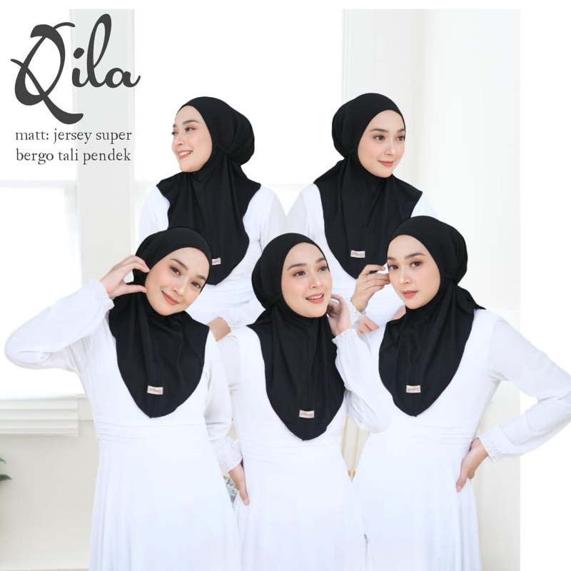 Bergo Qila Tali Jersey Pendek