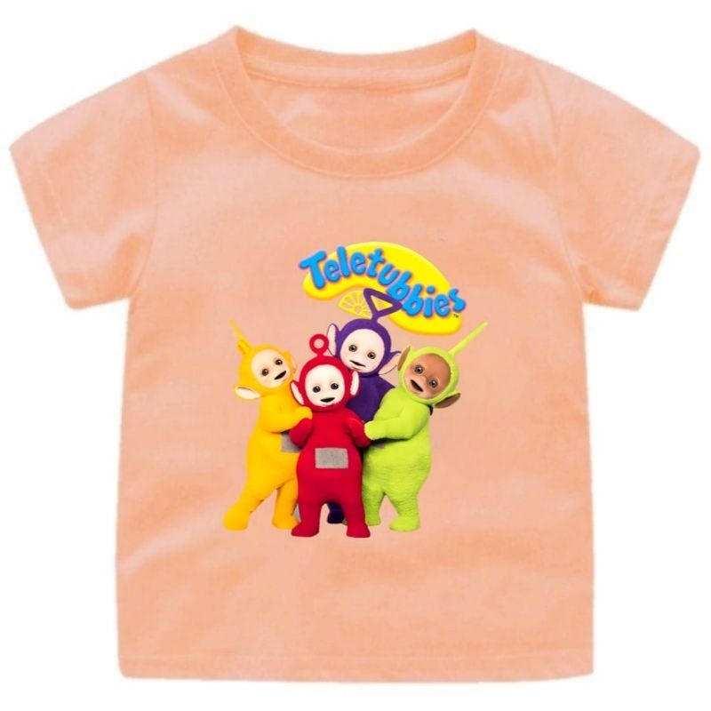 Baju kaos Anak usia 1-12Tahun Gambar TELETUBIES