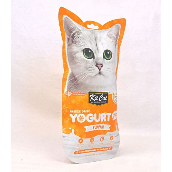 KIT CAT YOGURT YUMS per 1 PCS ECER Freeze Dried Snack Treat Kucing Cemilan Jajanan