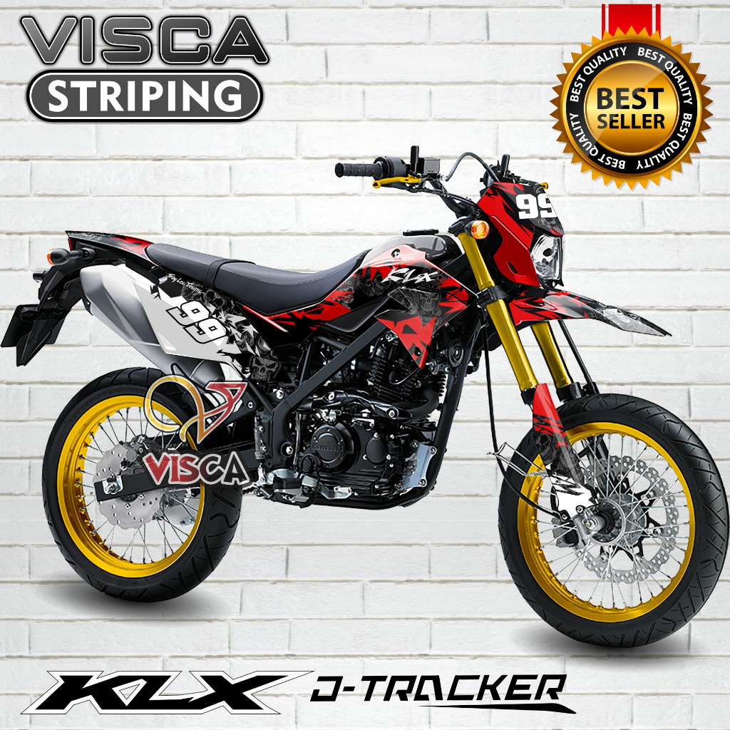 Decal KLX Dtracker Full Body - Stiker KLX Dtracker Full Body - Dekal KKLX Dtracker Full Body - Strip