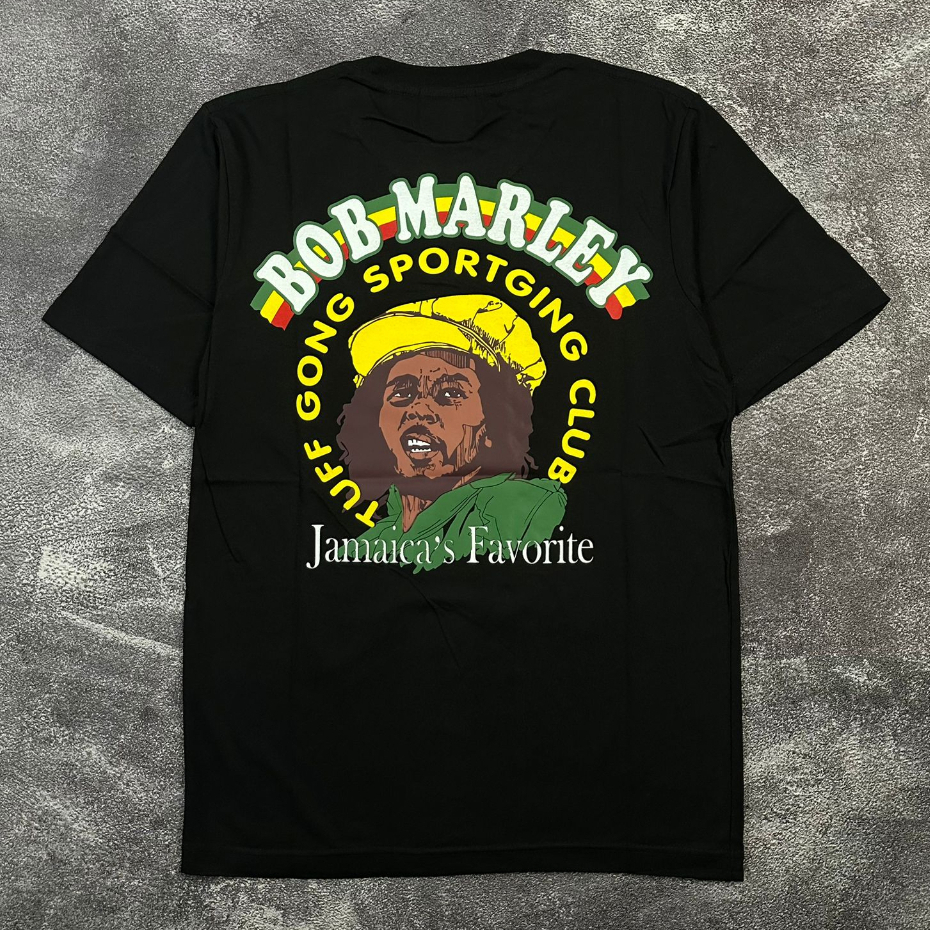 Kaos Musik Reggae Bob Marley x PULL N BEAR T-shirt Katun Cotton Combed 24s Anti Bacterial