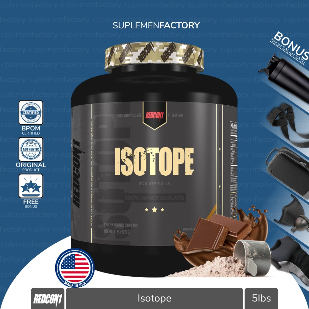 Redcon1 Isotope 5 Lbs Whey Protein Isolate Iso Tope