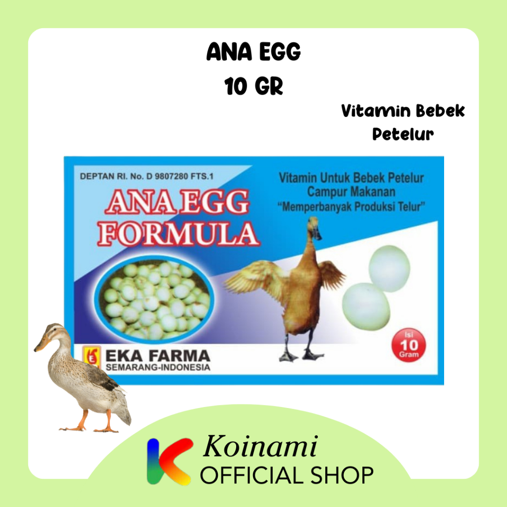 ANA EGG / VITAMIN BEBEK PETELUR / EKA FARMA