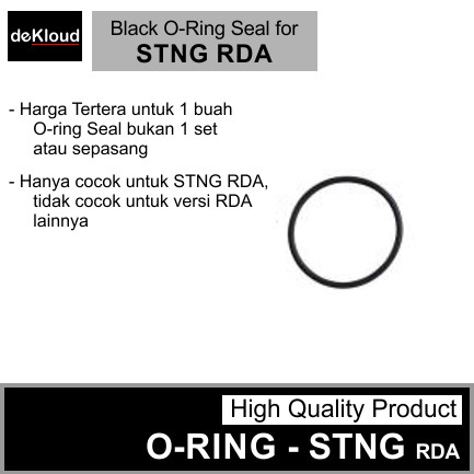 O-Ring Seal for STNG RDA | karet oring silikon sil black