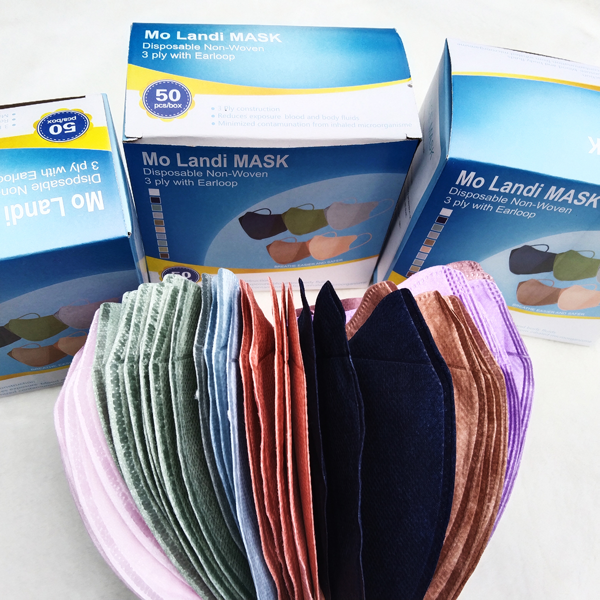 MASKER DUCKBILL WARNA WARNI 3 PLY MASKER DUCKBILL WARNA WARNI PAKET TERMURAH 3 BOX ISI 150 PCS MASKER DUCKBILL EARLOOP PAKET USAHA BISA UNTUK DIJUAL KEMBALI HARGA PABRIK