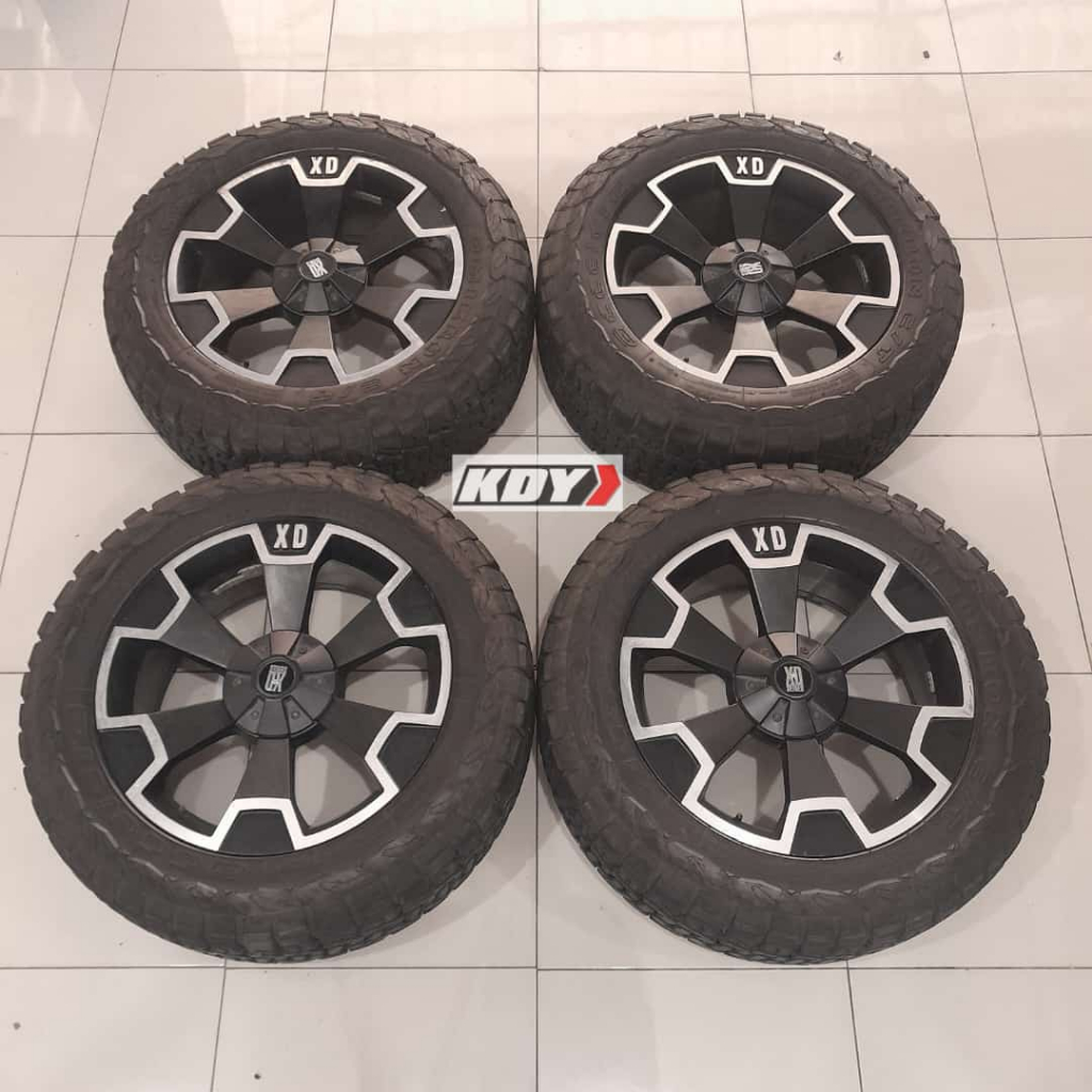 Velg Mobil Seken Bekas XD SERIES RING 20X8.5 H6X139.7 ET20 BAN ACCELERA OMICRON CT 275 55 R20 ( 2021