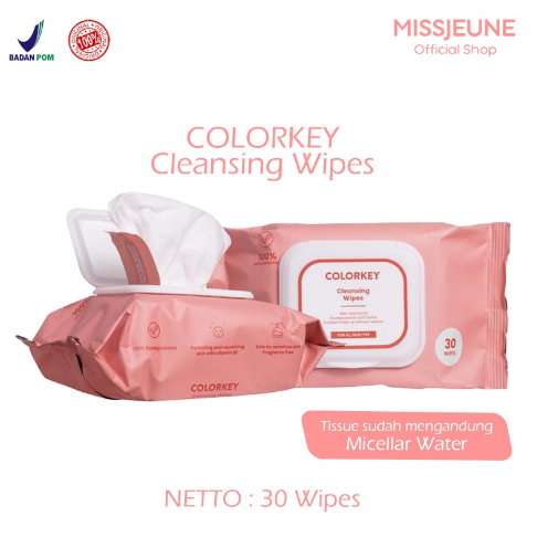 Tisu Basah Pembersih Wajah / Tisu Makeup Remover Mengandung Micellar Water