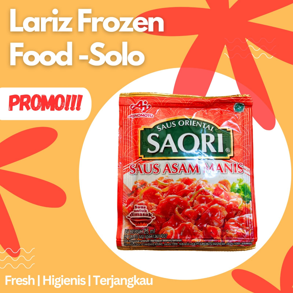 

Saori Saus Asam Manis Sachet 25 Ml