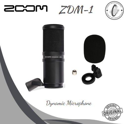 Zoom ZDM-1 ZDM1 Large-Diaphrgam Dynamic Microphone Original Podcast