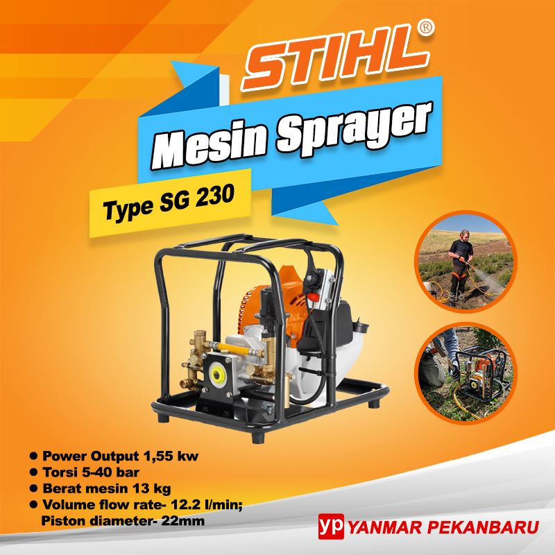 Mesin Semprot Air Pertanian Sprayer Portable STIHL SG 230