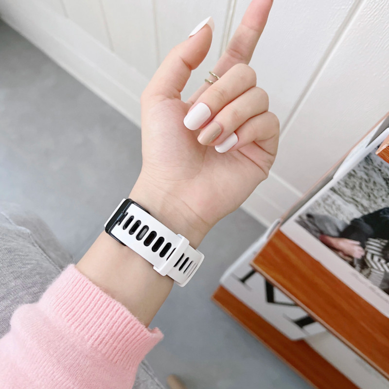 Dual Tone Tali Jam Haylou Solar Lite 2023 - Strap 22mm Silikon Quick Release