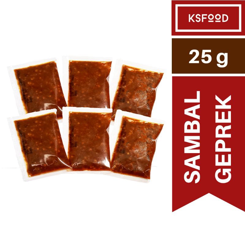 

Sambal Geprek 25 gram (Harga Untuk 1 Sachet)