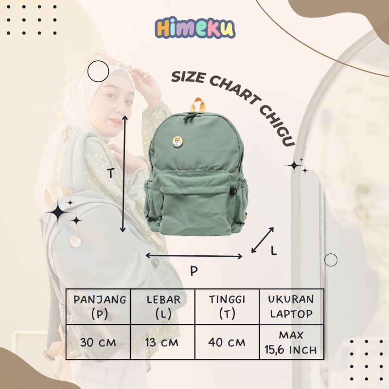 CHIGU Backpack by Himeku | Tas Ransel