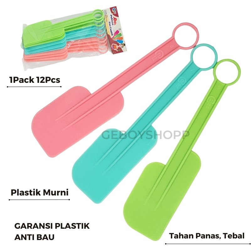 Polesan Kue Cantik / Spatula Kue Plastik Cantik Foodgrade Plastik Murni