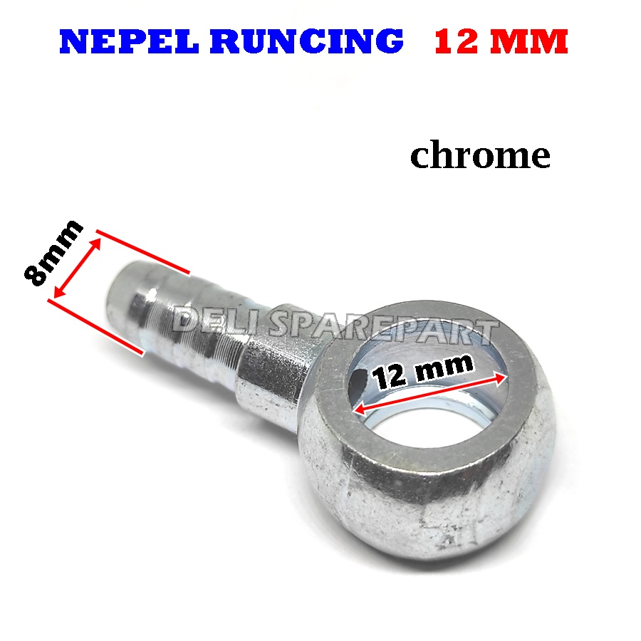 Nepel Baut Banjo baut nepel runcing12 mm 12mm