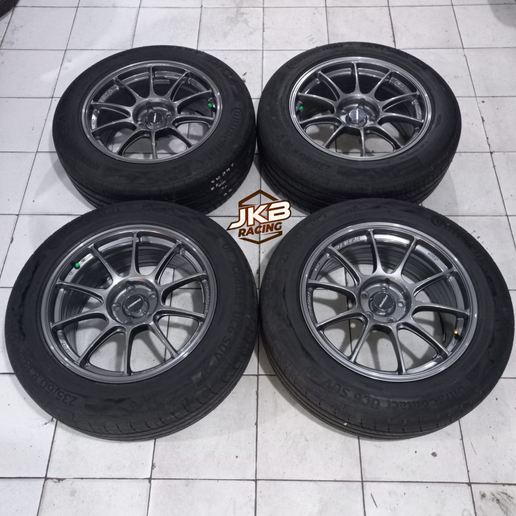 Velg Mobil Bekas CRV Xtrail CHR Ring 18 Lobang Baut 5x114 Wedsport Ban 235 60 R18 Continental