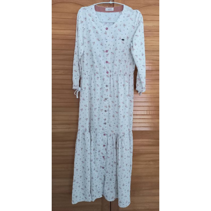 Preloved Corniche Gardenia Dress Parchment