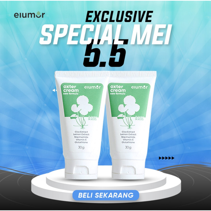 Elumor Oxter Gel Paket 2 - Oxter Gel Pencerah Pemutih Ketiak Terbaik