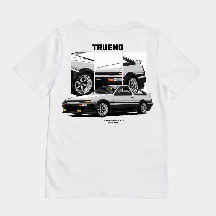 KARIMAKE Kaos Baju T Shirt Distro Anak Laki-Laki Perempuan Toyota AE86 TRUENO HACHIROKU Keren 1-10 T