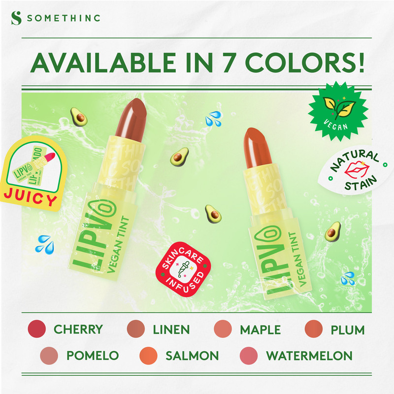 SOMETHINC LIPVOCADO Vegan Lip Treatment Tint - Lip Balm Warna