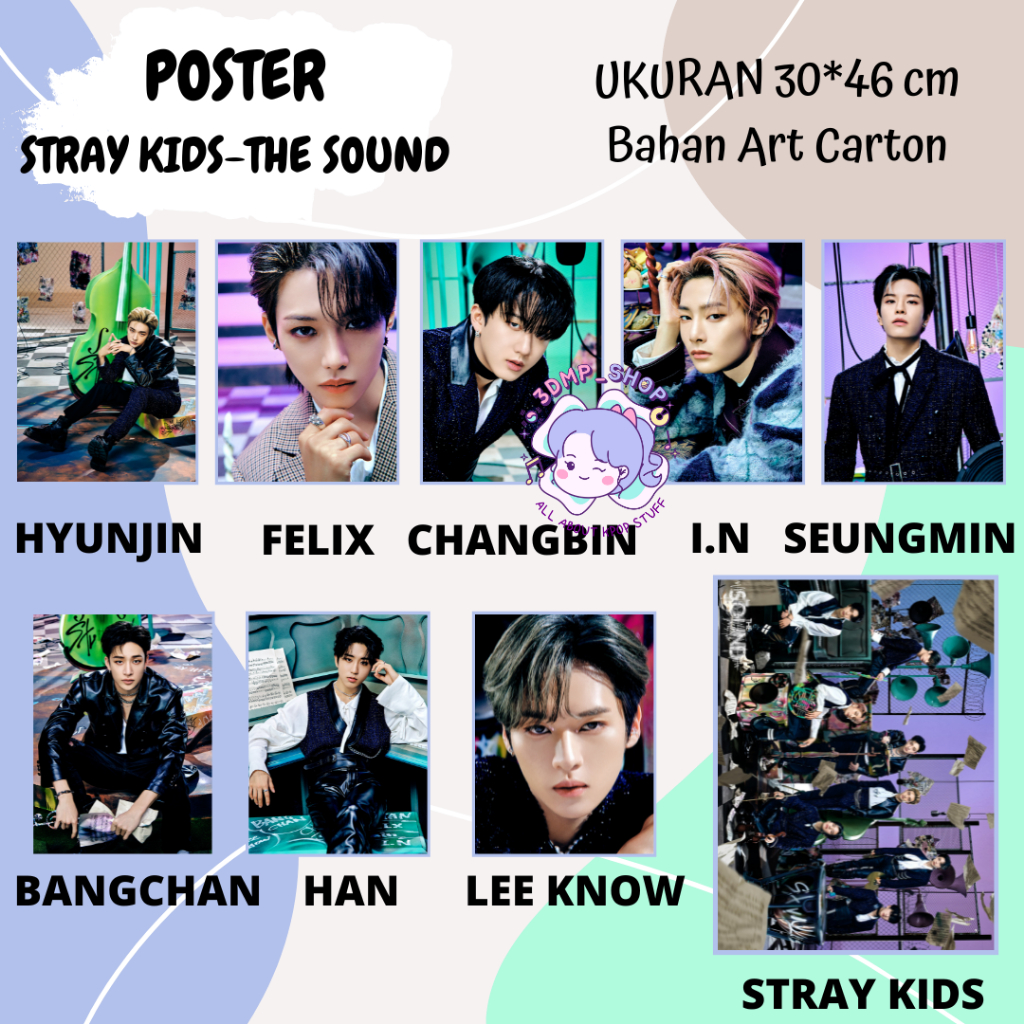 POSTER STRAY KIDS member