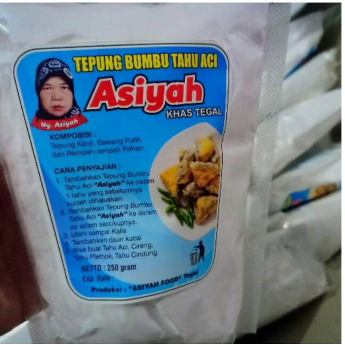 

TEPUNG BUMBU TAHU ACI KHAS TEGAL DAN OLOS KHAS TEGAL