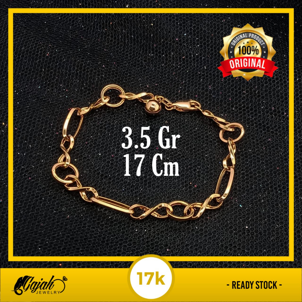 Gelang Emas 17K - 3.5 Gr Kadar 750 - 5108