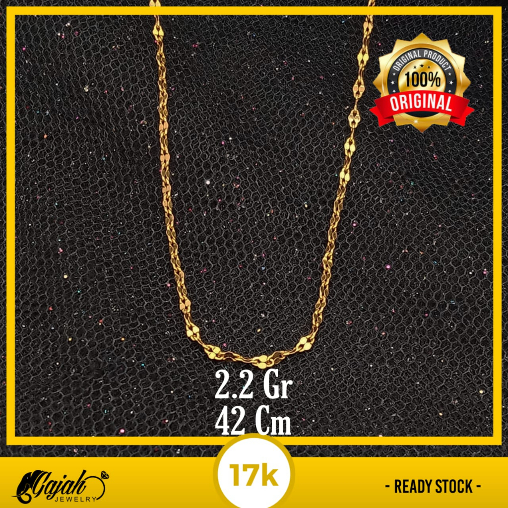 Kalung Emas 17K - 2.2 Gr Kadar 750 - 5112