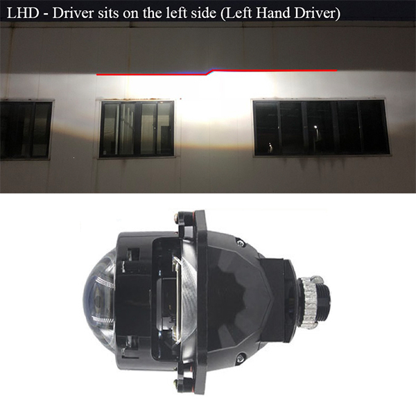Projector BILED Motor Mobil Dual Chip Led Hi Loo Cut Off