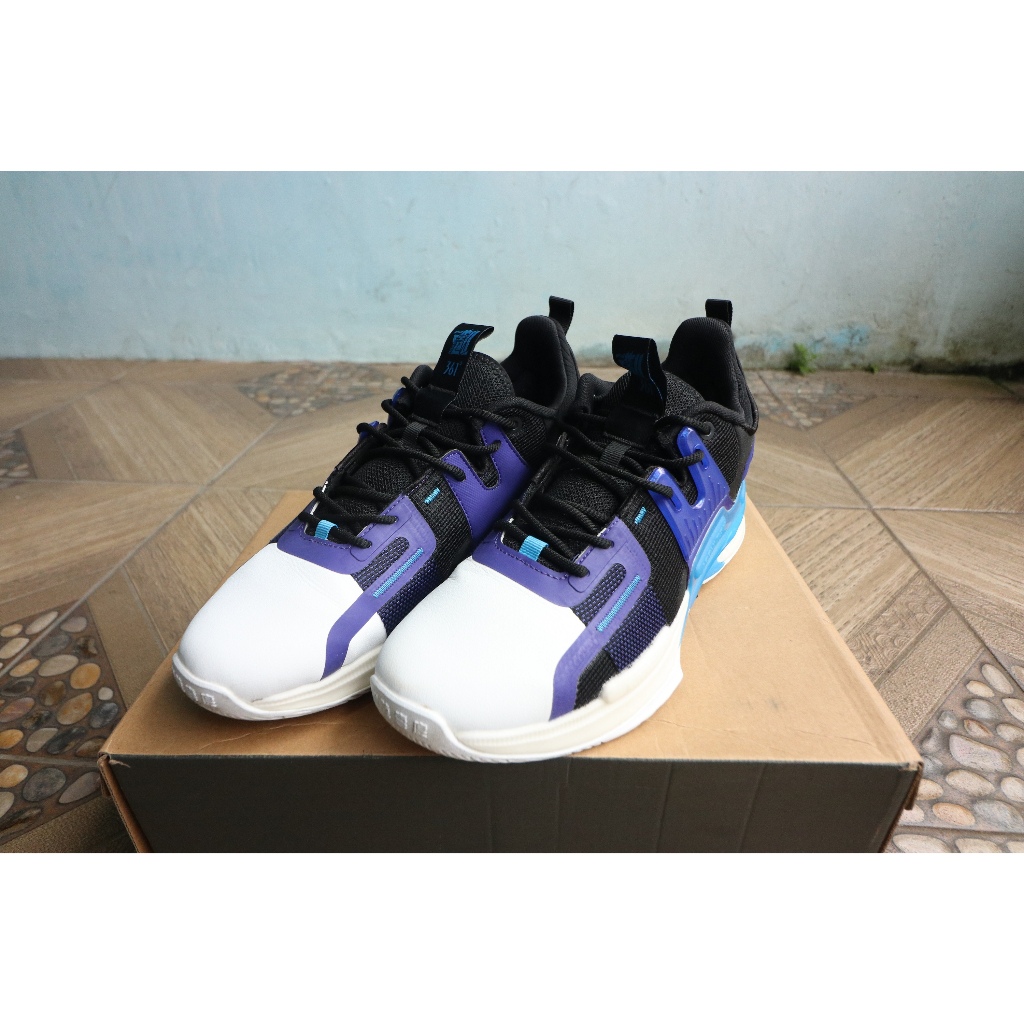 Sepatu Basket 361 Kontrol 2 Blue Original 100% Size 42