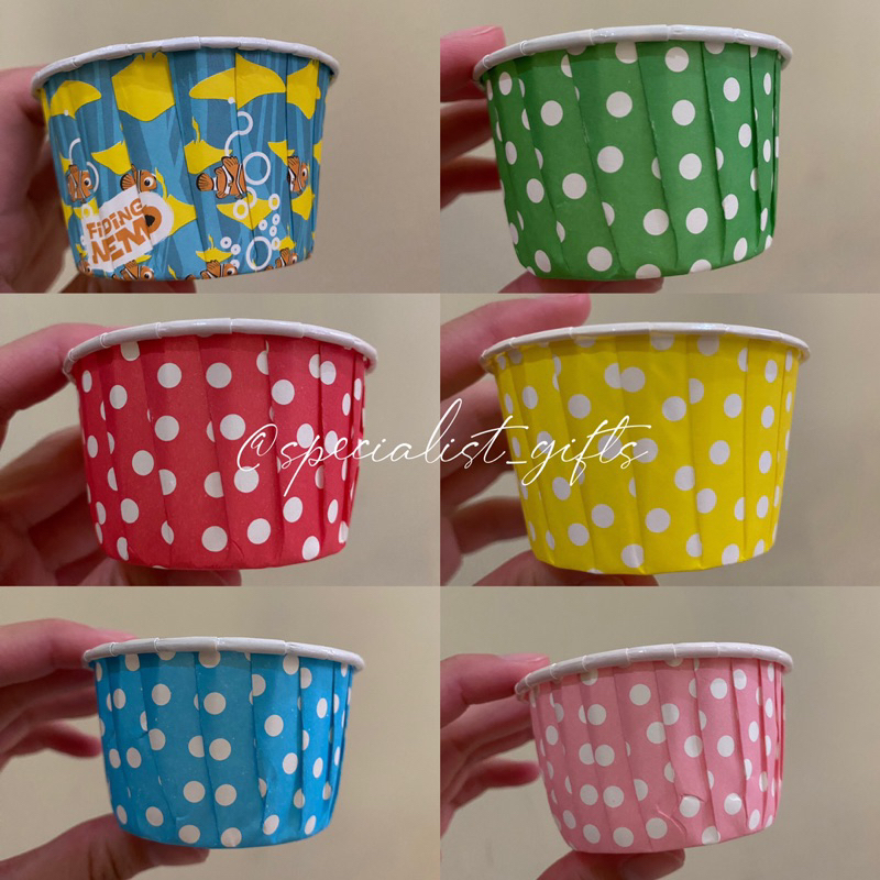 paper cup | paper cupcake | muffin cupcake | muffin cup cake curling diameter size M 10pcs