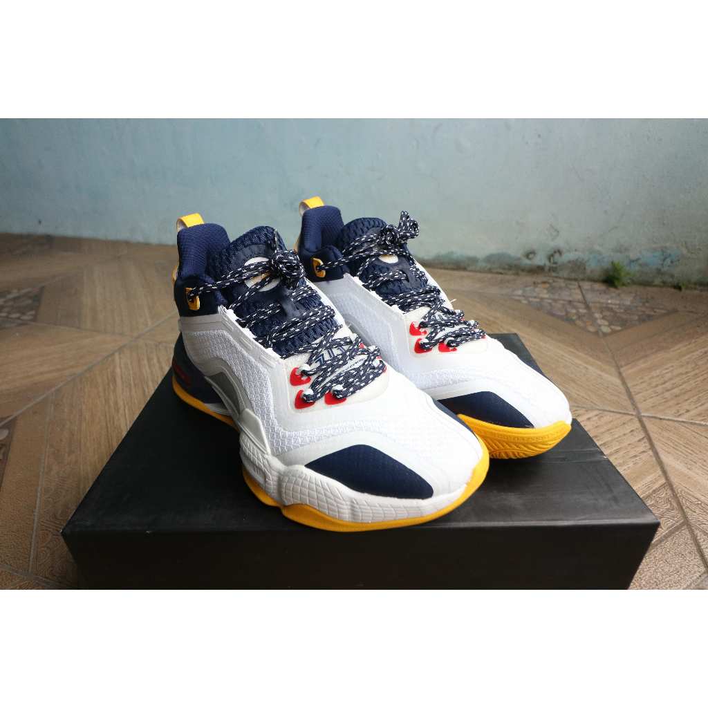 Sepatu Basket 361 AG 2X White Original 100% Size 42