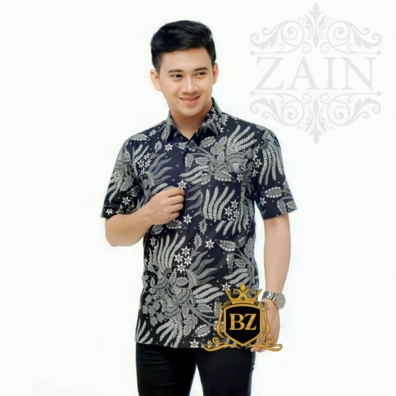 Hem Batik Lengan Pendek - Baju Batik Pria - Hem Batik Pria Jumbo M L XL XXL