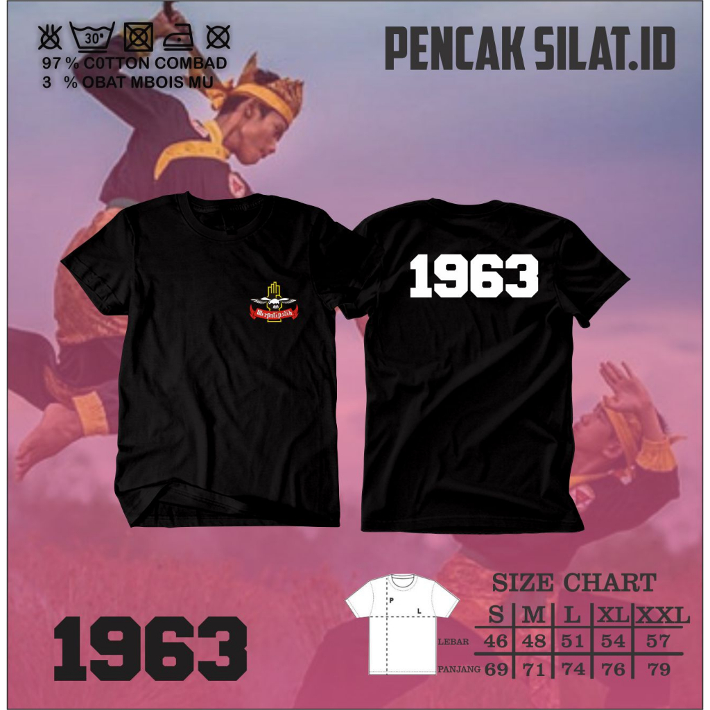 Kaos Pencak Silat Merpati Putih Indonesia/kaos terbaru