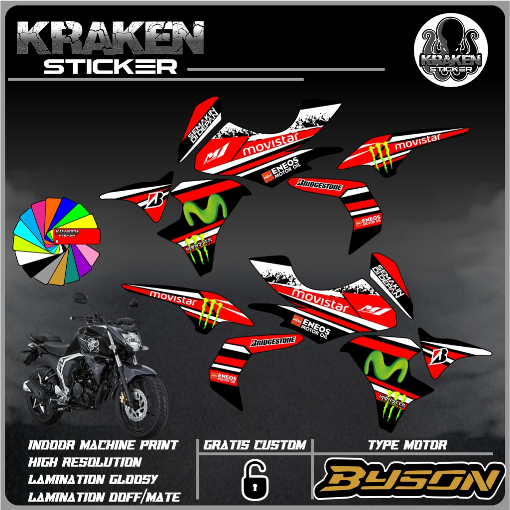 STRIPING STICKER BYSON FI STIKER BYSON FI NEW STICKER LIS LIST BYSON FI CODE 02