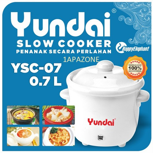 Slow Cooker Yundai 0.7L YSC-07 / Slowcooker Yundai 0.7Liter YSC07