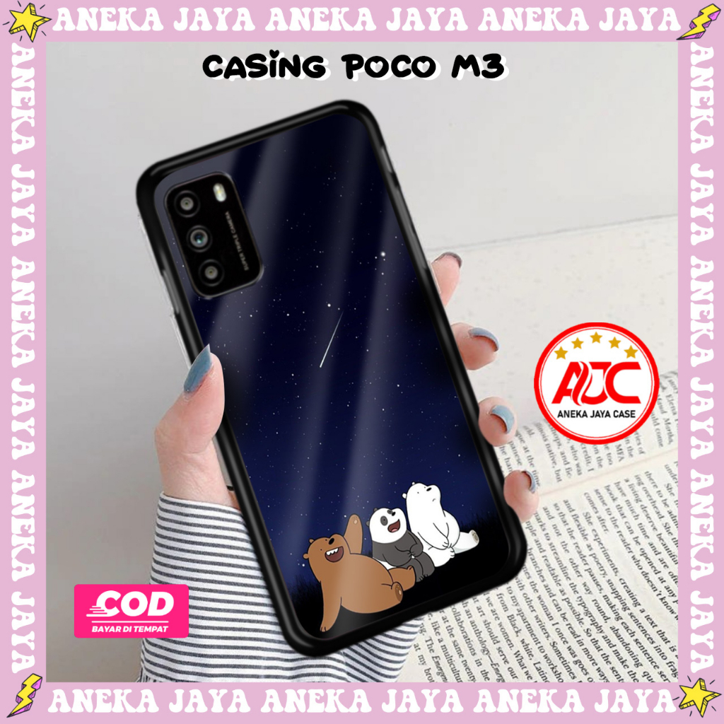 Case poco m3 casing hp poco m3 kesing terbaru case anime motif [ ANIMEBEAR01 ] case softcase hardcas