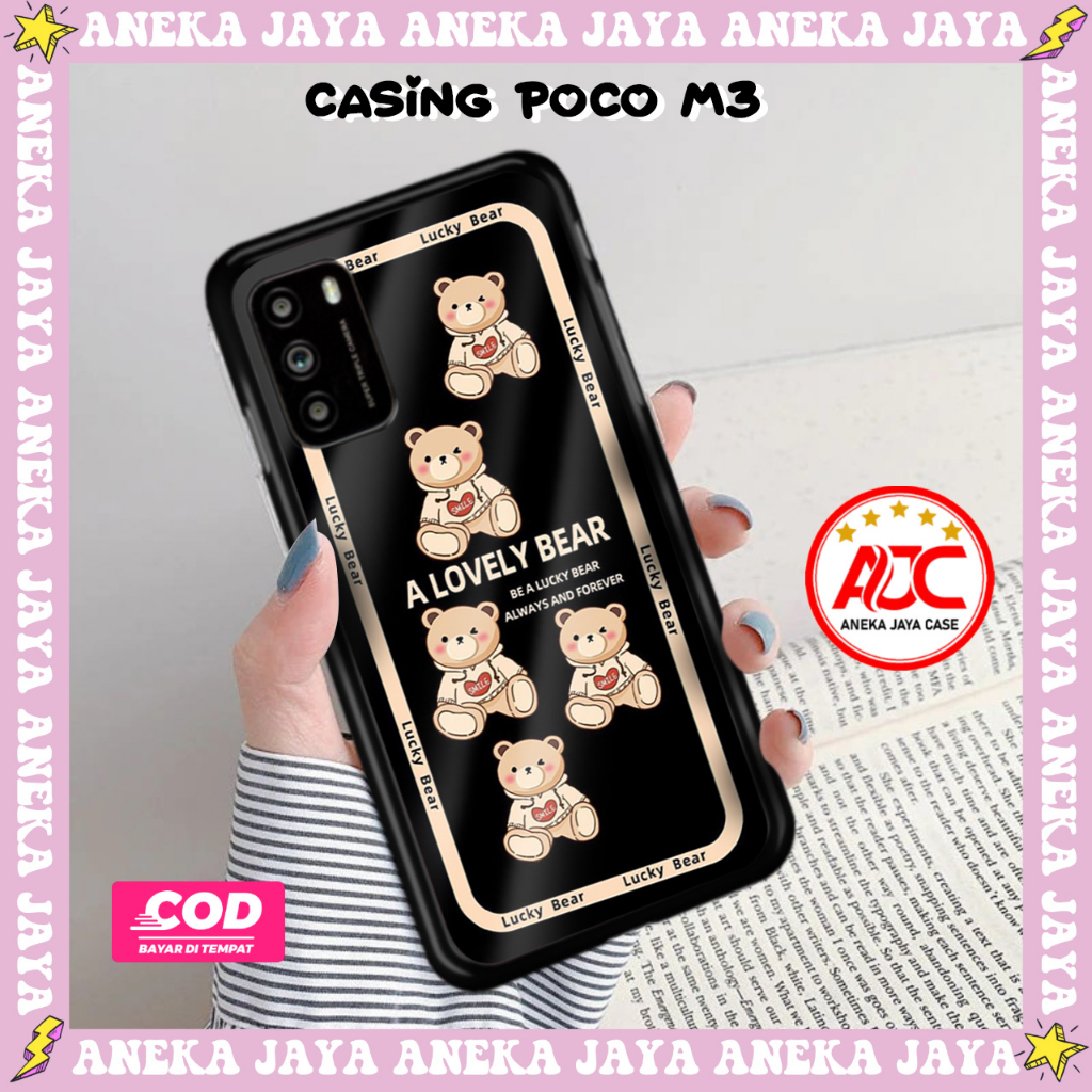 Case poco m3 casing hp poco m3 kesing terbaru case anime motif [ ANIMEBEAR02 ] case softcase hardcas
