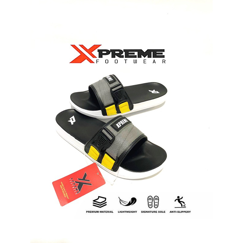 Sandal Selop Pria Distro Webing XPREME FOOTWEAR original brand lokal indonesia - sandal distro pria wanita- sandal slide kekinian