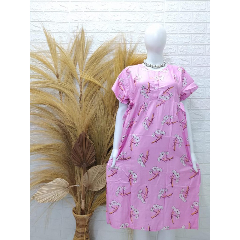 Daster Centini Tali Samping Busui Bunga / sakura