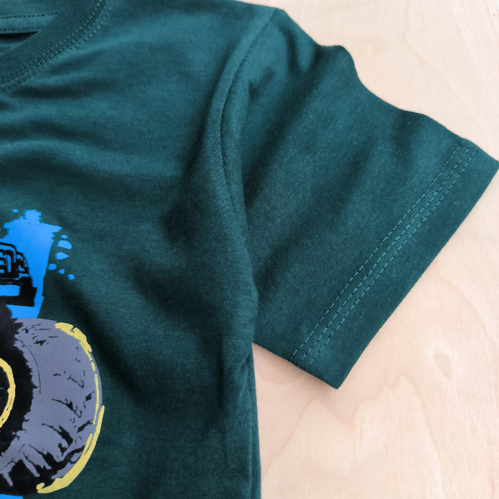 KAOS DISTRO ANAK UPLINE HIJAU BOTOL BIGFOOT / D.SHELTER