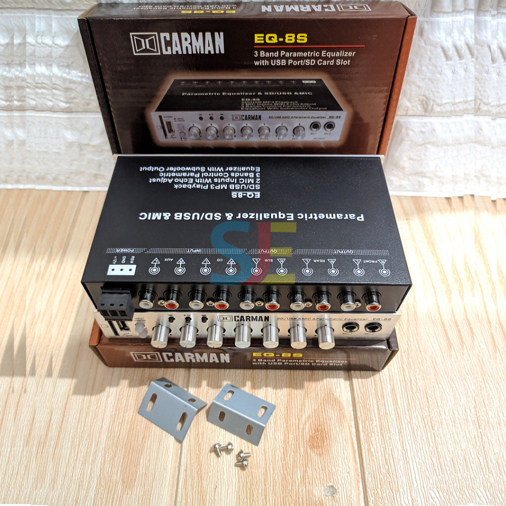 Equalizer Parametric Carman EQ-8S with USB / Pre Amp EQ-8S