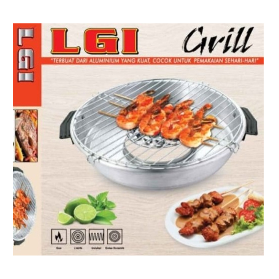 HAPPY CALL GRILL - ALAT PANGGANG GRILL LGI - PEMANGGANG DAGING LGI - LGI GRILL PEMANGGANG SOSIS DLL