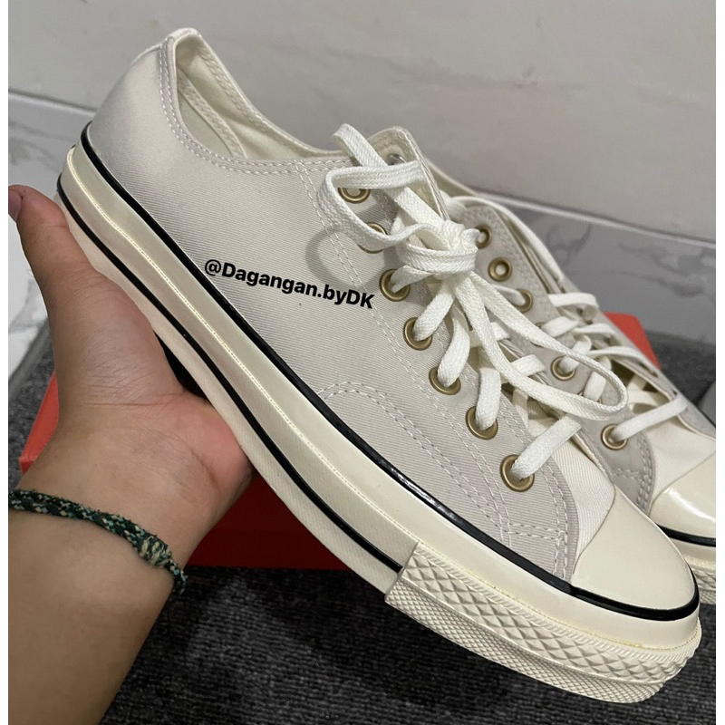 Sepatu Converse Chuck Taylor 70’s Low Grey Original 100% {NEW}