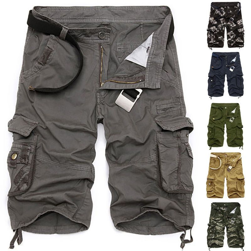 celana pendek pria KARGO Terbaru/celana pria pendek cargo kantong samping