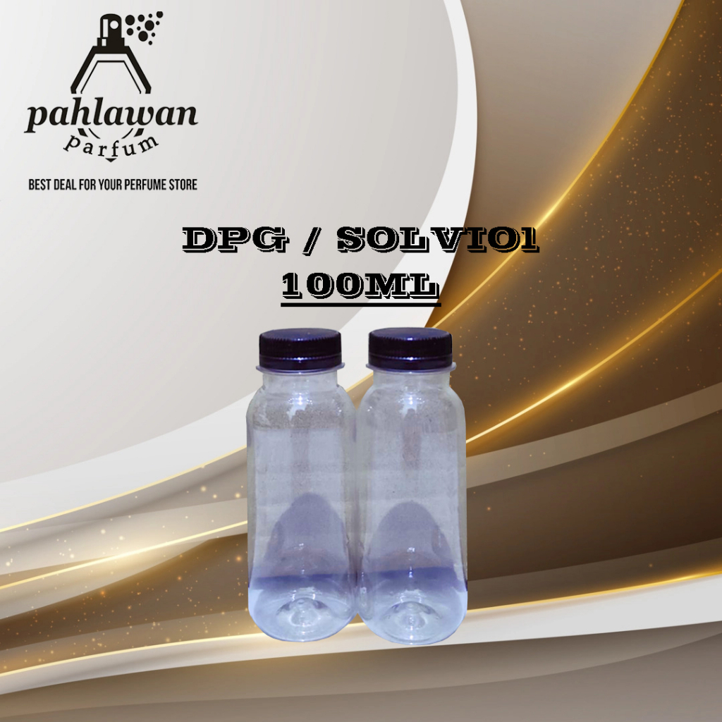 DPG / Solviol / Dipropylene Glycol / Pelarut Parfum / Campuran Bibit Parfum. Kemasan 100ml